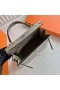 Kelly Ještěrka Přírodní barva Stříbrná Hardware 25cm Plné Ruční Phw