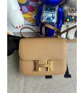 Constance Epsom 0M ÄŒaj barva ZlatÃ¡ Hardware 18cm PlnÃ½ Handmade