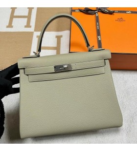 Kelly Togo Q1 Sage Green St&Aring;&Atilde;&shy;brn&Atilde;&frac12; Hardware Phw 28cm Pln&Atilde;&frac12; Handmade