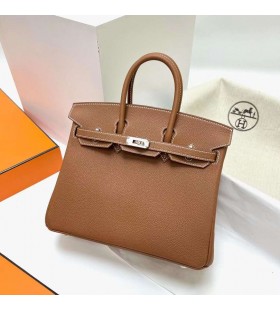 Birkin Togo Ck37 dozlatova St&Aring;&Atilde;&shy;brn&Atilde;&frac12; Hardware Phw 25cm Pln&Atilde;&frac12; Handmade