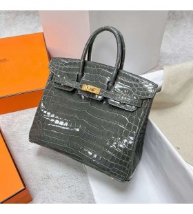 Birkin Leskl&Atilde;&copy; Nilo Krokod&Atilde;&frac12;l 8F c&Atilde;&shy;nov&Atilde;&copy; zbo&Aring;&frac34;&Atilde;&shy; &Aring;&iexcl;ed&Atilde;&iexcl; Zlat&Atilde;&iexcl; Hardware Ghw 25cm Pln&Atilde;&frac12; Handmade