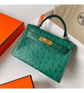 Mini Kelly kk PÅ¡trosÃ­ U4 SametovÃ© zelenÃ© Zlato Hardware Ghw 19cm PlnÃ¡ RuÄnÃ­ prÃ¡ce