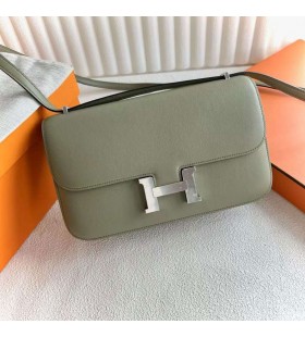 Constance Elan Swift Q1 Sage green Stříbrný Hardware 26cm Plné Ruční Phw