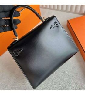 Kelly Box KÅ¯Å¾e Ck89 ÄŒernÃ© Zlato Hardware 25cm PlnÃ© Ghw RuÄnÄ›