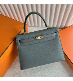 Kelly Epsom CC63 MeruÅˆky zelenÃ© Zlato Hardware 25cm PlnÃ© Ghw RuÄnÄ›