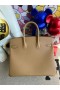 Birkin Epsom 0M Te farve Guld Hardware 25cm Fuld Håndlavet