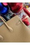 Birkin Epsom 0M Te farve Guld Hardware 25cm Fuld Håndlavet