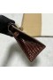 Mini Kelly Pochette skinnende porosus cc31 Miel Brune Guld Hardware ghw 22cm Fuld Håndlavet