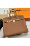 Birkin Togo Ck37 Gylden Brun Guld Hardware 35cm Ghw Fuld Håndlavet