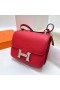 Constance Swift S5 Tomat rød Sølv Hardware Phw 24cm Fuld Håndlavet