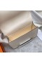 Geta Chevre I2 Cremet Hvid Sølv Hardware Phw 20cm Fuld Håndlavet