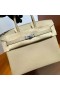 Birkin Togo S2 Lys Khaki Sølv Hardware 25cm Fuld Håndlavet Phw