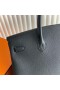 Birkin Togo Ck89 Sort Sølv Hardware 40cm Fuld Håndlavet Phw
