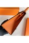 Kelly Epsom Ck93 Orange Guld Hardware 25cm Fuld Håndlavet Ghw