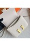 Constance Epsom Ck10 Creme Hvid Guld Hardware 18cm Fuld Håndlavet Ghw