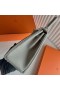 Kelly Togo Ck80 Pearl grey Silver Hardware 25cm Fuld Håndlavet Phw