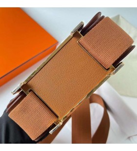 Geta Chevre Ck37 Gylden Brun Guld Hardware Ghw 20cm Fuld Håndlavet