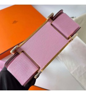 Geta Chevre X9 mallow lilla Guld Hardware 20cm Ghw Fuld Håndlavet