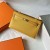 Kelly Pochette Epsom 9D Amber gul Guld Hardware 22cm Fuld HÃ¥ndlavet Ghw