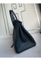 Birkin togo ck89 Noir Zilver Hardware PHW 35cm Volledig Handgemaakt