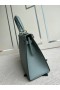Kelly Epsom Cc63 almond green Gold Hardware 25cm Volledig Handgemaakt
