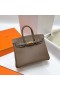 Birkin Swift Ck18 Etoupe Grijs Goud Hardware Ghw 25cm Volledig Handgemaakt