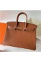 Birkin Swift Ck37 Golden Brown Gold Hardware Ghw 35cm Volledig Handgemaakt