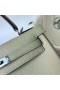 Kelly Togo Q1 Salie Groen Zilver Hardware Phw 25cm Volledig Handgemaakt