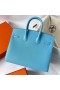 Birkin Sellier Epsom 7N Candy Blue Gold Hardware Ghw 25cm Volledig Handgemaakt