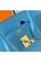 Birkin Sellier Epsom 7N Candy Blue Gold Hardware Ghw 25cm Volledig Handgemaakt