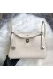 Lindy Clemence Ck10 Romig Wit Zilver Hardware 26cm Volledig Handgemaakt Phw