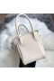 Lindy Clemence Ck10 Romig Wit Zilver Hardware 26cm Volledig Handgemaakt Phw