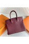 Birkin Togo Ck55 Bruinachtig rood Goud Hardware 30cm Volledig Handgemaakt Ghw