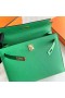 Kelly Epsom 1L Cactus green Gold Hardware 25cm Volledig Handgemaakt Ghw