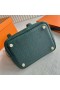 Picotin Clemence 6O Pine green Gold Hardware 18cm Volledig Handgemaakt Ghw