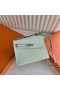 Kelly Desordre Epsom 0S Licht Groen Zilver Hardware 20cm Volledig Handgemaakt Phw