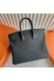 Birkin Togo Ck89 Zwart Goud Hardware 25cm Volledig Handgemaakt Ghw