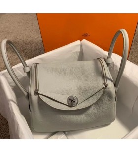 Lindy TC ck80 grey pearl Silver Hardware 26cm Volledig Handgemaakt