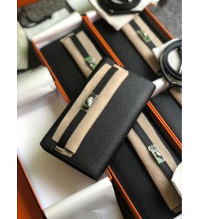 Kelly woc epsom ck89 Zwart zilver Hardware Volledig Handgemaakt