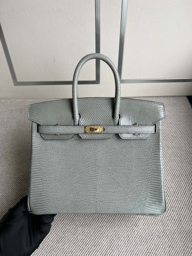 Birkin Lisko ck81 Gris T Kultaa Laitteisto GHW 25cm Koko Käsintehty