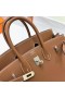 Birkin Togo Ck37 Kultainen Ruskea Hopea Laitteisto Phw 25cm Koko Käsintehty
