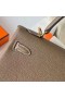 Kelly Togo Ck18 Etoupe Harmaa Kulta Hardware Ghw 25cm Koko Käsintehty