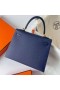 Kelly Epsom Ck73 Gem Blue Gold Laitteisto-25cm Koko Käsintehty Ghw