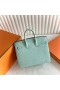 Birkin Sellier Matta Alligaattori 6U Minttu vihreä Kulta Laitteisto-20cm Koko Käsintehty Ghw