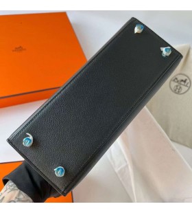 Kelly Epsom Ck89 Musta Kulta Hardware Ghw 25cm Koko Käsintehty