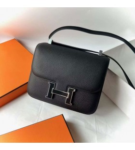 Constance Epsom Ck89 Musta Emali Solki Hopea Laitteisto-24cm Koko KÃ¤sintehty Phw