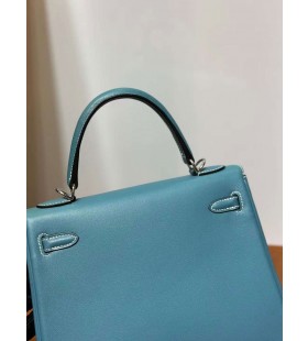 Kelly Swift ck75 Denim sininen Hopea Laitteisto-25cm Koko Käsintehty Phw