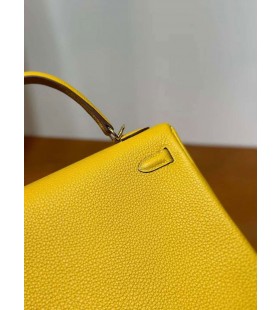 Kelly togo 9D Amber keltainen Kultaa Laitteisto-25cm Koko Käsintehty Ghw