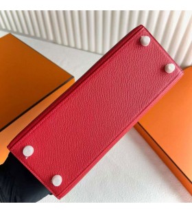 Kelly Epsom S3 Kirkkaan Punainen Kultaa Laitteisto-25cm Koko Käsintehty Ghw