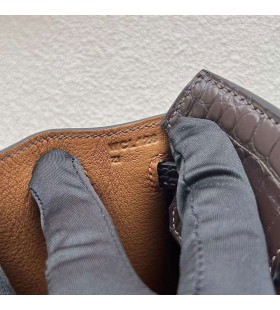 Birkin pieni talo Rajoitettu Kultainen Ruskea Hopea Laitteisto-20cm Koko Käsintehty Phw